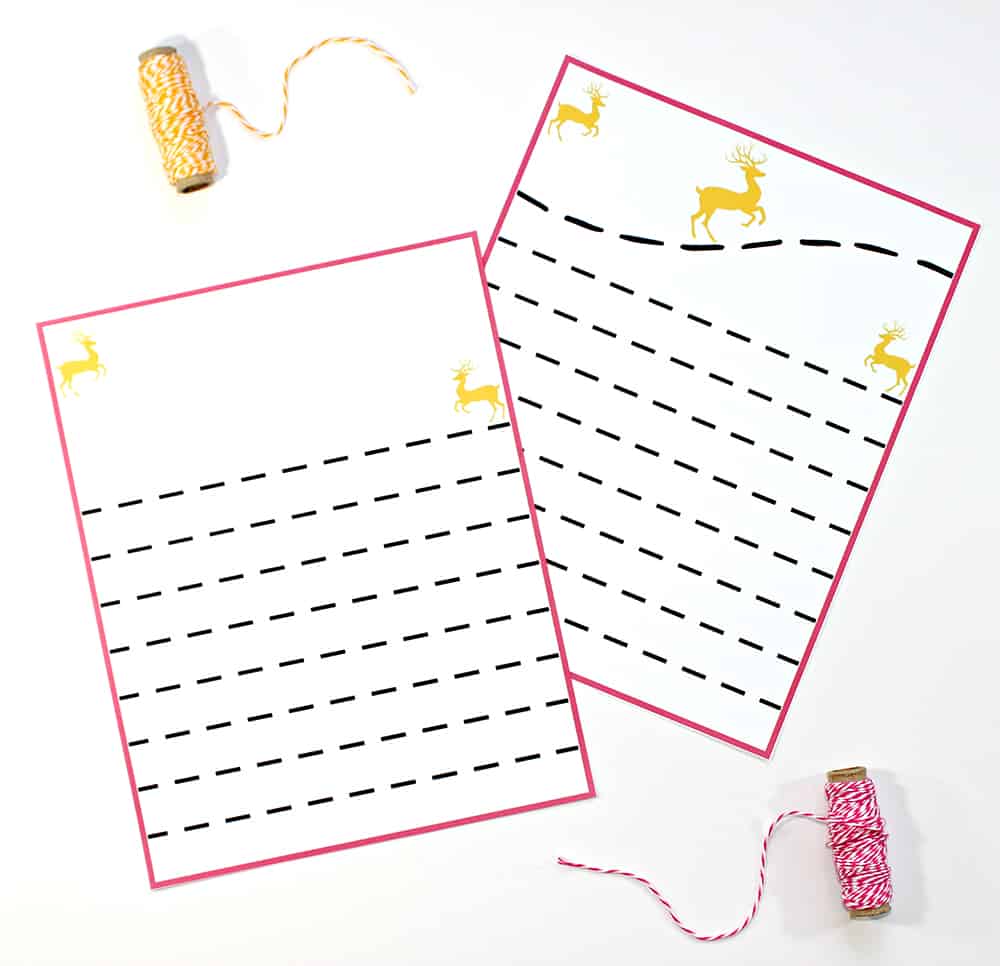 PRINTABLE CHRISTMAS STATIONERY KIT FOR KIDS